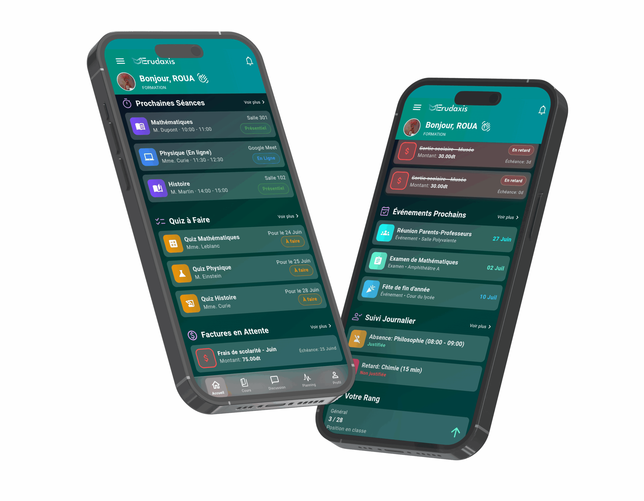 Erudaxis- plateforme de gestion scolaire